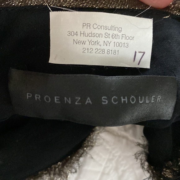 Gorgeous bustier corset by Proenza Schouler mesh & metallic side zip euc Xs - Picture 4 of 5